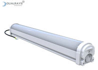 Lâmpada de abrigo plástica completa 160LmW da prova do diodo emissor de luz da série 40W 4FT de Dualrays D2 tri 5 anos de garantia
