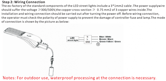 Projetos públicos exteriores conduzidos inteligentes externos da proteção das luzes de rua 120W