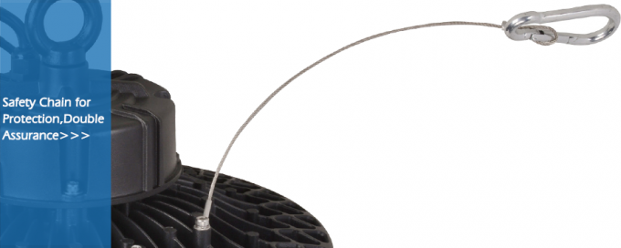 motorista alto Pluggable Optional de Meanwell HBG ELG HLG da eficiência da baía 160LPW do UFO do sensor de movimento de 200W HB4 5 anos de garantia