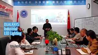 Soluções industriais de iluminação LED DUALRAYS