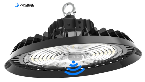 Sensor de movimento Pluggable do apoio alto industrial da luz 100W 150W 200W 240W 300W da baía do diodo emissor de luz do UFO e sensor da luz do dia