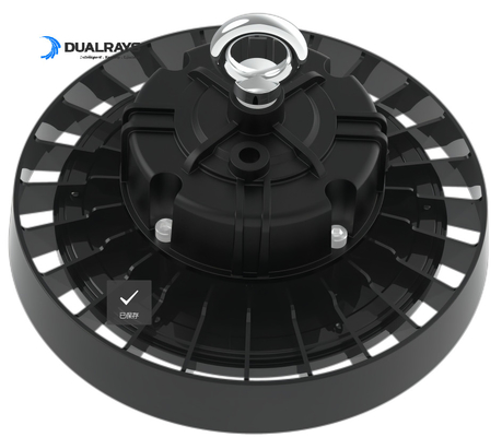 luz alta Chian da baía do diodo emissor de luz do UFO 150W com o PC superior Refletor-ótico para baixas aplicações do brilho