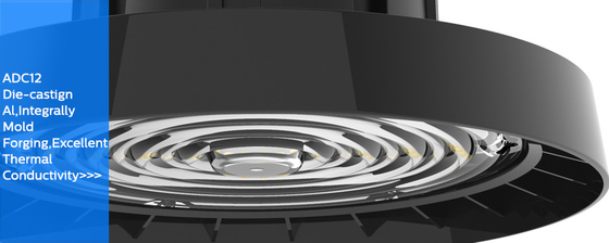 UFO alto alto da baía da luz 100W 150W 200W da baía do UFO que ilumina-se para o armazém com IP65