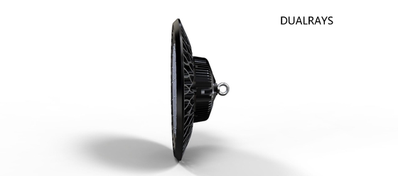 Luz alta livre IK08 Meanwell LUXEON 100W 140LPW IP65 da baía do diodo emissor de luz do UFO da cintilação