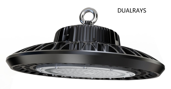 alojamento forte alto de Bell 240W 140LPW IP65 da luz da baía do diodo emissor de luz do UFO do fluxo 33600lm