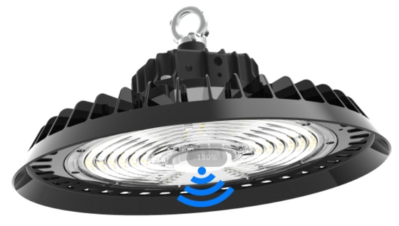5 anos livram os CB altos SAA TUV GS do CE da luz da baía do diodo emissor de luz do UFO de W da garantia 200 com o sensor da luz do dia para o armazém e a oficina
