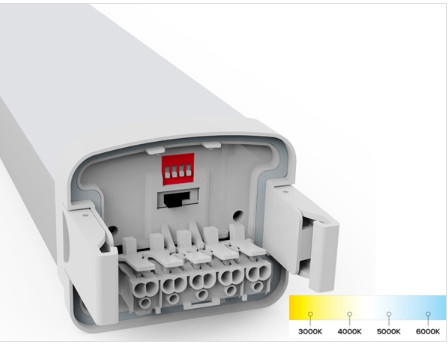 Luz clássica do diodo emissor de luz 60W Triproof de IP65 e de IK08 4ft para vendas por atacado ou projeto