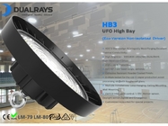 Luz alta industrial da baía do diodo emissor de luz do UFO de Dualrays 150W HB3 para a aplicação do armazém garantia de 5 anos