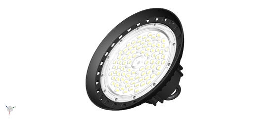 Meia alta da luz da baía do diodo emissor de luz do UFO do projeto magro de DUALRAYS HB3 no armazém holandês com serviço pós-venda local de Europa