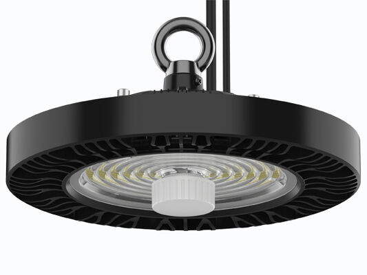 Luminária High Bay LED UFO 200W 190LPW 7 Anos de Garantia HB4H DIP Switchable Power e 3CCT, 150W 150LPW com função de emergência opcional