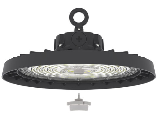 HB3H DIP Comutação de energia e 3CCT UFO LED High Bay Light 100W 150LPW com função de emergência opcional