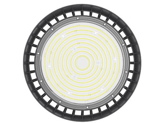 Luminária High Bay LED UFO HB3 com DIP Switch para seleção de potência e 3CCT, 100W 150LPW, com função de emergência opcional