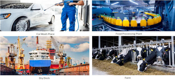 Luminária tubular LED de 0,6m 20W IP69K IK10 TB7 com 3 ou 5 fios interligáveis, potência selecionável por DIP switch/3CCT/mudança trifásica