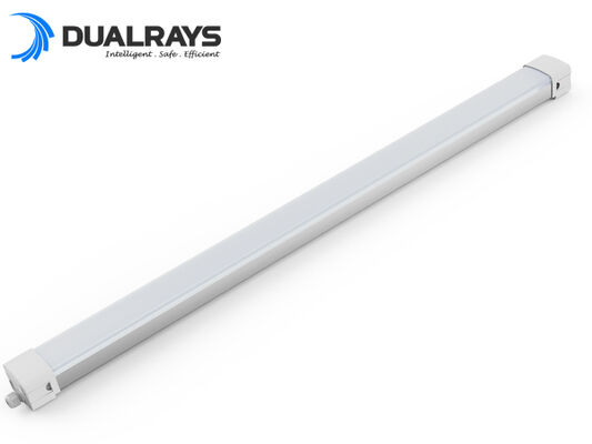 5ft/60W D5 LED Luz à prova de umidade com DIP Switchable Power / 3CCT e 1-10V, DALI, sensor de movimento, sensor de luz do dia, Zigbee e função de emergência