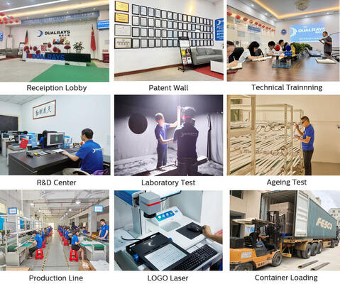 Highbay Super HB5 3 em 1 com lente óptica comutável por DIP switch (60°/90°/110°), potência (100%-80%-60%), 3 CCT opcionais