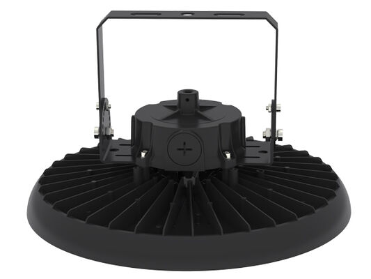 Luminária LED UFO High Bay de 150W, 150LPW de eficiência, HB3, com interruptor DIP para seleção de potência e 3CCT, com função de emergência opcional