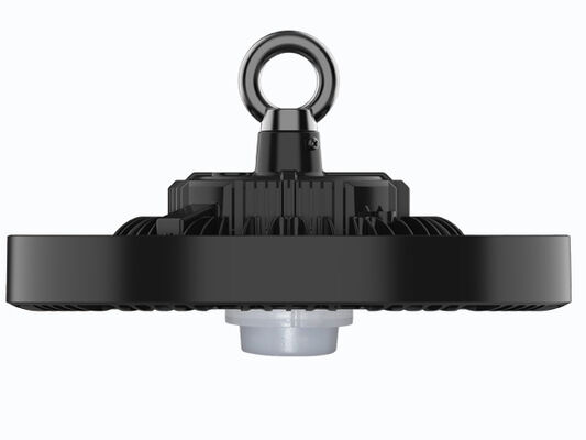 Luminária High Bay LED UFO HB4H com potência selecionável por DIP Switch e 3CCT, 200W, 150LPW, com instalação por gancho e suporte