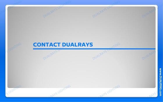 DUALRAYS Europe Lâmpada LED à prova de umidade Enviada diretamente do armazém holandês dentro de 3 dias úteis e serviço pós-venda local