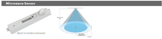 Lâmpada LED para varanda Bulk Head 8W com 3CCT e alimentação comutável
