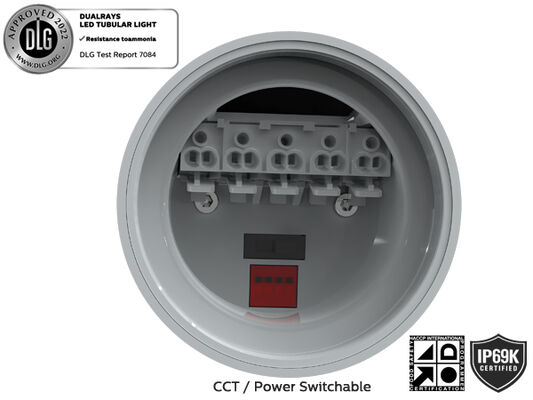 Tubos do sensor T8 da luz 160LPW 20W 30W 40W 50W PIR da prova do diodo emissor de luz da prova do vapor da poeira da água os tri substituem