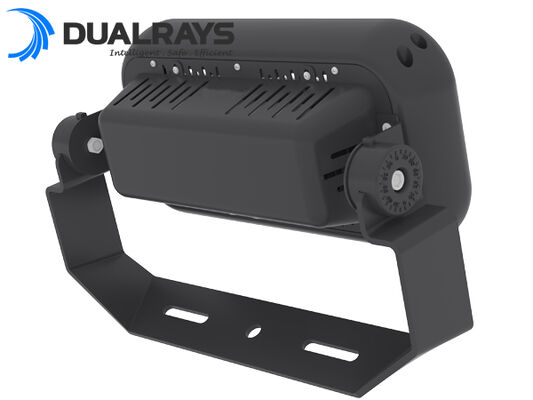 Holofote LED marinho de 50 W com suporte e hardware de aço inoxidável 316 para sistema de controle zigbee sem fio de resistência máxima a Corroston