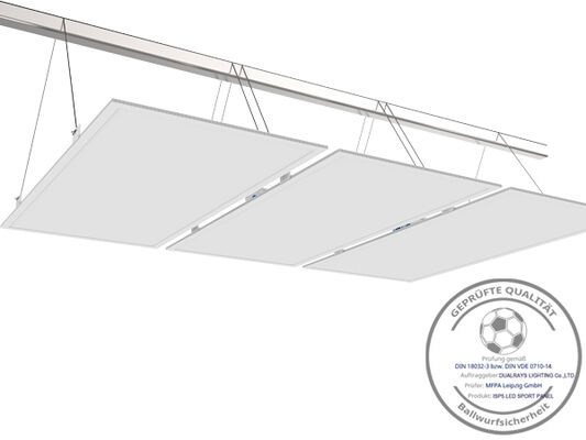 Luz de inundação do diodo emissor de luz da série 250W de Dualrays F5 para o anjo múltiplo interno e exterior 1-10V do feixe de IP66 IK10 que escurece