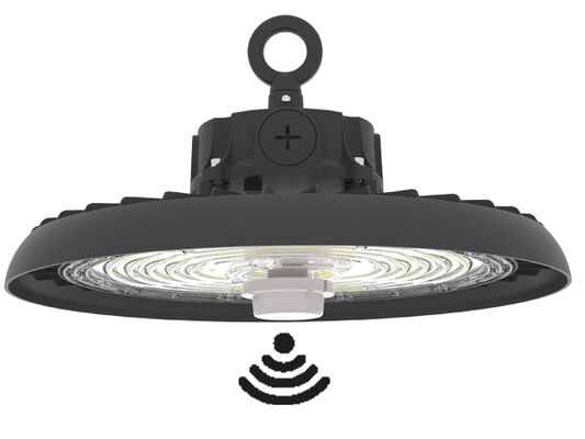 HB3 DIP Switchable Power e 3CCT UFO LED High Bay Light 100W 150LPW com 60° | 90° | Ângulo de feixe de 120° opcional