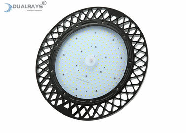 Dissipador de calor alto do fluxo de ar do nível IK10 da prova do choque luminoso da baía do diodo emissor de luz do UFO da lente ótica da oficina