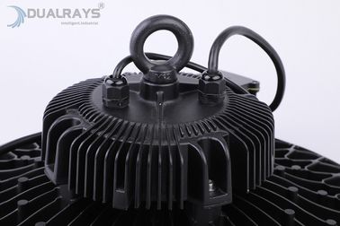 Dissipação de calor alta da luz IP65 IK08 de Bell da baía do diodo emissor de luz do UFO do anti vapor 100W 140LPW da fábrica boa