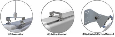 luz impermeável 5ft cabendo do diodo emissor de luz IP65 Triproof do dispositivo elétrico claro do tubo de 2ft 3ft 4ft para o supermercado