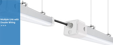 Dispositivo elétrico de luz prendendo simples ou duplo da prova do diodo emissor de luz 60W da luz subterrânea impermeável enlaçável 5ft do parque de estacionamento IP65 tri
