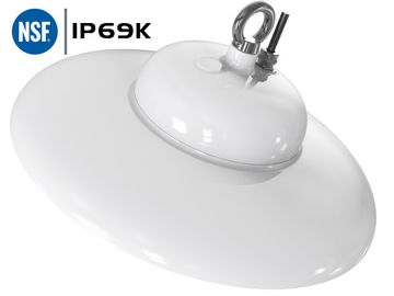 Limpo fácil e para instalar a luz alta habilitado da baía do UFO do diodo emissor de luz IP66 do NSF IP69K para a indústria alimentar