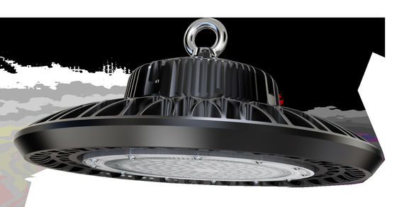 o dado alto da luz da baía do UFO 150W moldou Shell With de alumínio 5 da garantia anos de baía alta do diodo emissor de luz