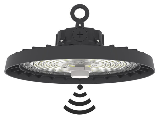 HB3H DIP Comutação de energia e 3CCT UFO LED High Bay Light 100W 150LPW com função de emergência opcional