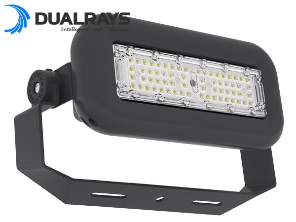 Holofote LED marinho de 50 W com suporte e hardware de aço inoxidável 316 para sistema de controle zigbee sem fio de resistência máxima a Corroston