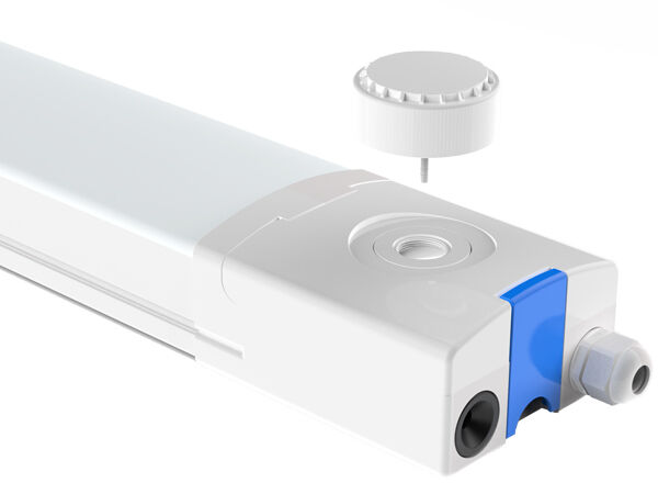 Lâmpada LED D4 à prova de umidade 160LPW com Pronto 4 Emergência 4W @ 3HRS com alimentação de interruptor DIP e CCT, significa 1SKU = 48 SKU