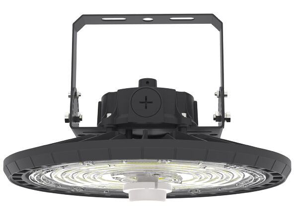 DUALRAYS 100W HB2 Interruptor DIP Potência e 3CCT UFO LED Highbay Light 170LPW com ON-OFF 1-10V DALI-2 Zigbee opcional