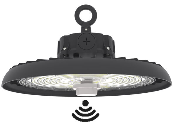 HB3 DIP Switchable Power e 3CCT UFO LED High Bay Light 100W 150LPW com 60° | 90° | Ângulo de feixe de 120° opcional