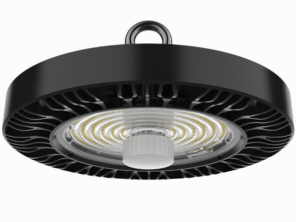 Garantia de 5 anos 190lm/W DUALRAYS ILUMINAÇÃO HB4H UFO LED High Bay Light IP65 IK08 Iluminação de armazém industrial 100W 120W 150W SMD2835 LED PC lente