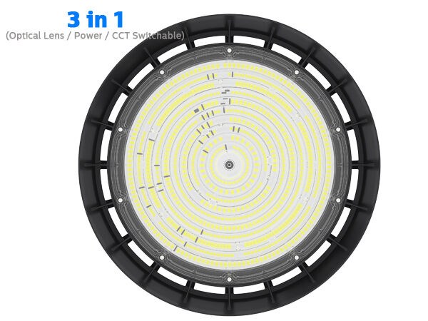 DUALRAYS LIGHTING HB5 Industrial LED High Bay Light IP66 IK07 Iluminação de alta temperatura -40 ℃ a 100 ℃ 100W Oficina de forjamento de aço SMD3535 LED cerâmico