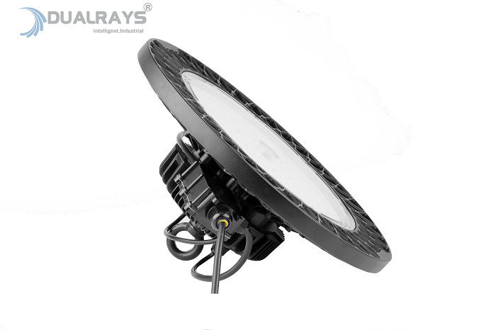 Dissipação de calor alta da luz IP65 IK08 de Bell da baía do diodo emissor de luz do UFO do anti vapor 100W 140LPW da fábrica boa