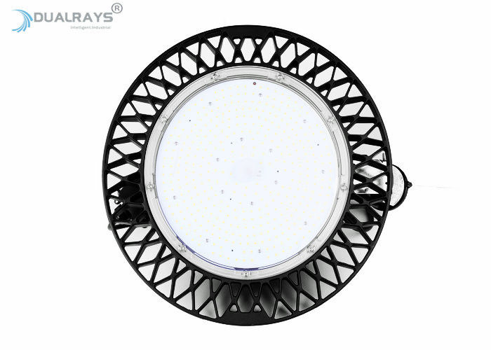 Ângulo de feixe alto industrial da eficiência 60°/90°/110° da luz 140Lm/w da baía do diodo emissor de luz do UFO de IP66 200W