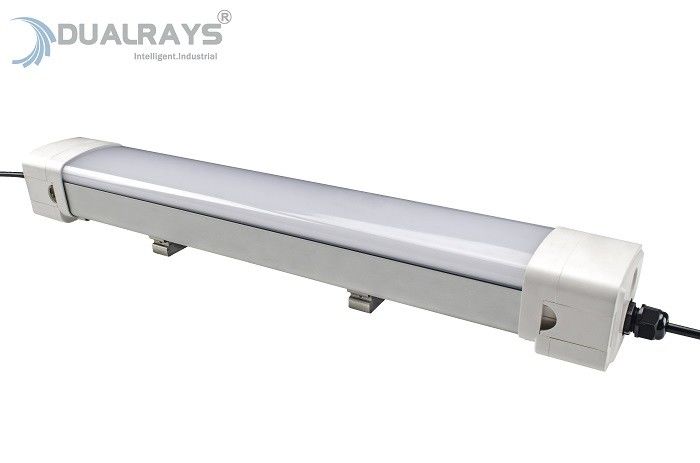 O alojamento durável conduziu a estação de ônibus do trem da prova 160LPW 80W IP65 IK08 do vapor do dispositivo elétrico claro