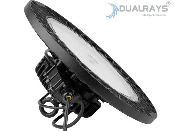 o dado alto da luz da baía do UFO 150W moldou Shell With de alumínio 5 da garantia anos de baía alta do diodo emissor de luz