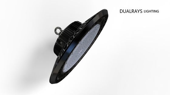 50000 horas de baía alta industrial do UFO da vida 100W 140LPW conduziram a iluminação do branco do preto de Bell