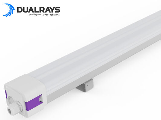 Luz LED à prova de umidade DUALRAYS D5 com potência comutável DIP/3CCT 160LPW Eficiência com vida útil média da luminária 62.000 horas (L80B10)