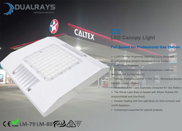 O retrofit alto da baía do diodo emissor de luz da luz de alumínio do dossel do diodo emissor de luz do alojamento Recessed a luz à prova de explosões do posto de gasolina